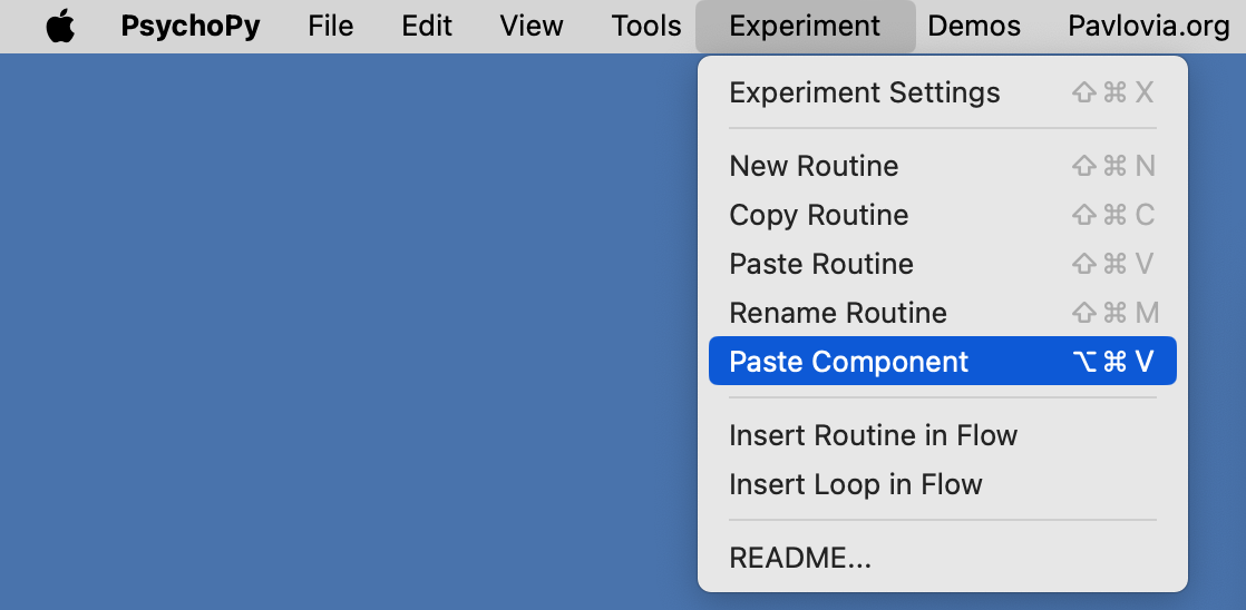 To paste a component, right-click on it and then click on Paste Component.